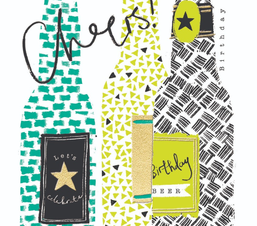 Beers Birthday Card
