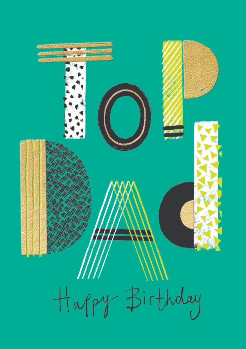 Top Dad Birthday Card - House of Cards