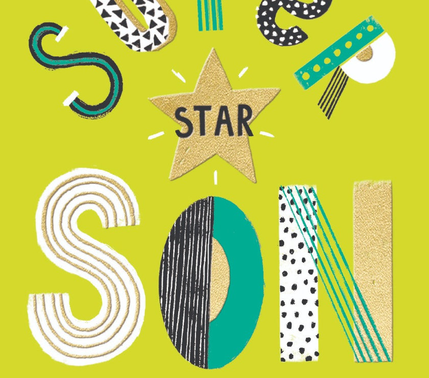 Super Son Birthday Card