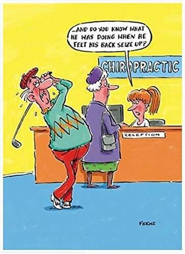 Aged To Perfection Golfer At Chiropractor Birthday Card - House of Cards