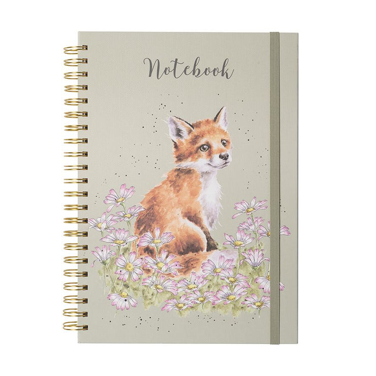 Make My Daisy Fox A4 Notebook