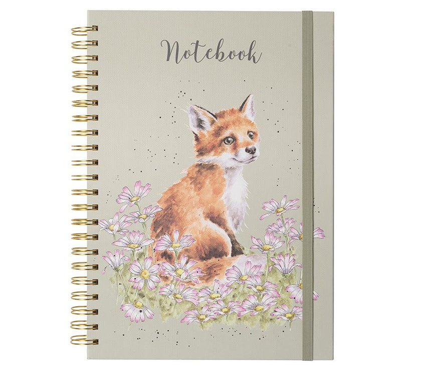 Make My Daisy Fox A4 Notebook