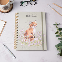 Make My Daisy Fox A4 Notebook