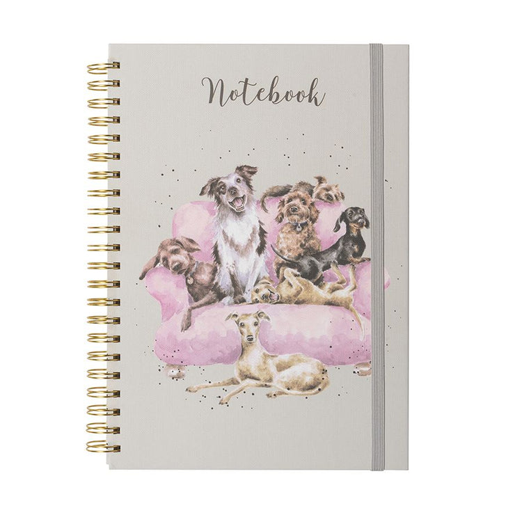 Movie Night Dogs A4 Notebook