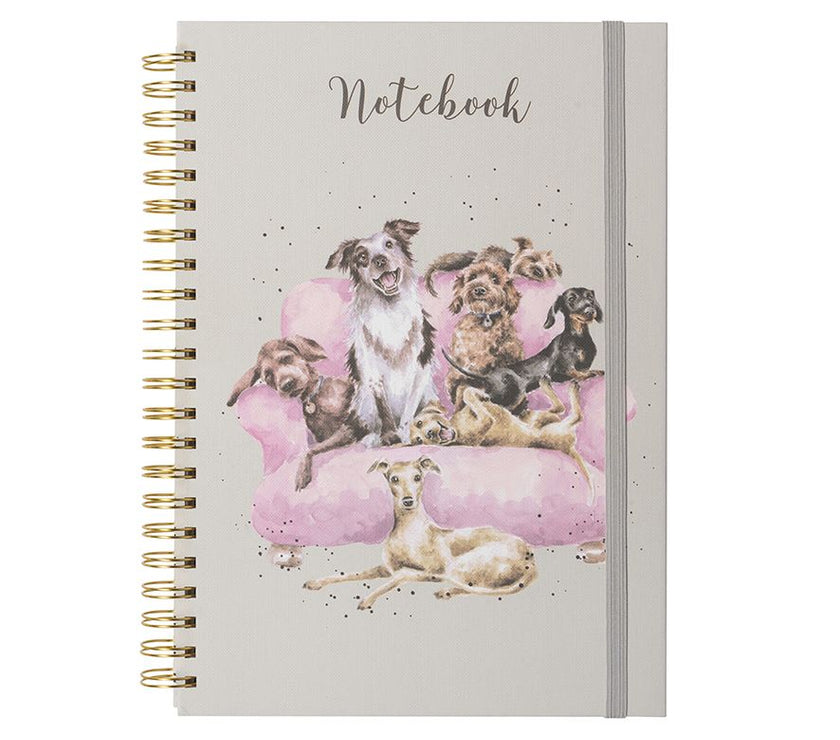 Movie Night Dogs A4 Notebook