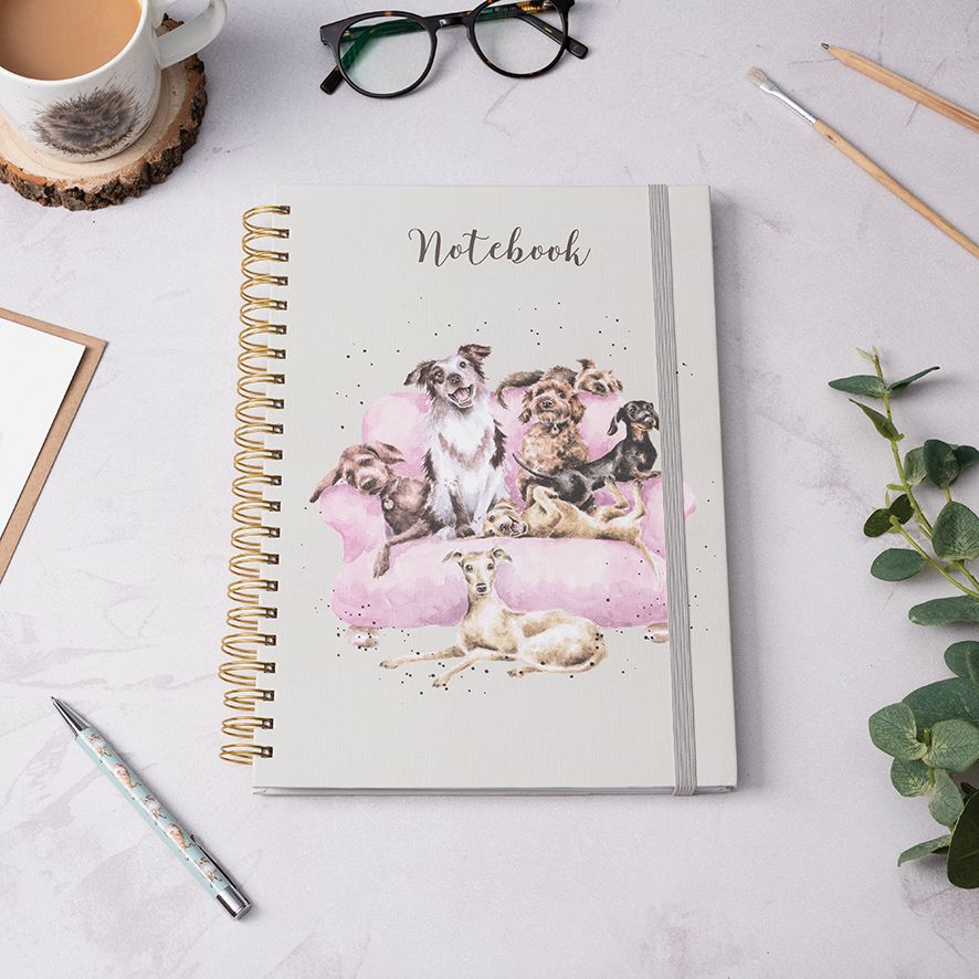 Movie Night Dogs A4 Notebook