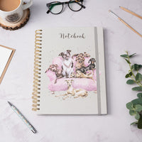 Movie Night Dogs A4 Notebook