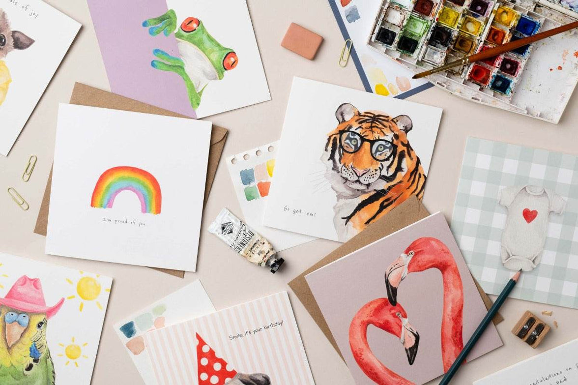 Sister Red Panda Birthday Card - House of Cards