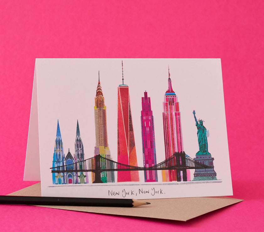 New York Skyline Card