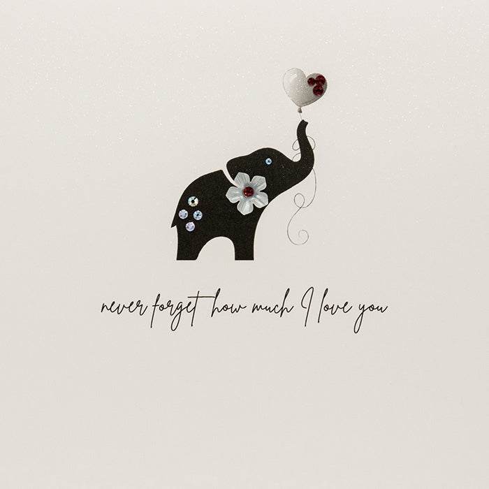 Elephant Never Forget Valentine Card - House of Cards