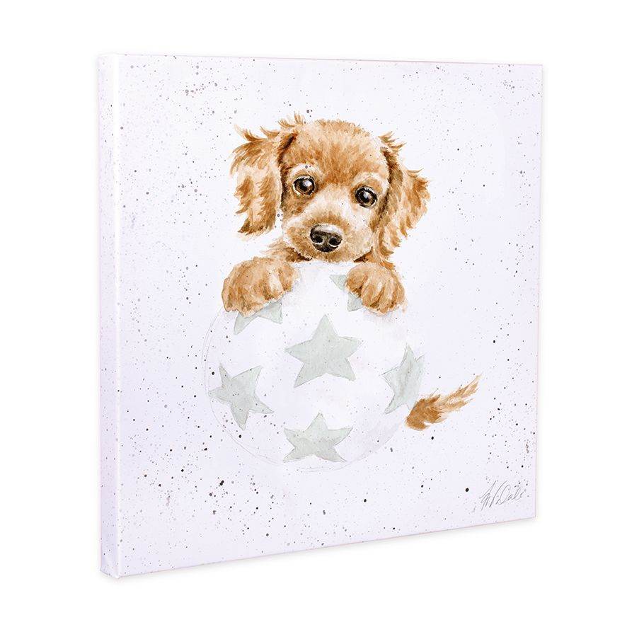 Puppy and Ball Canvas - House of Cards