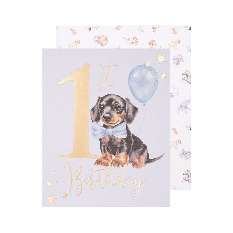 Puppy 1st Birthday Card