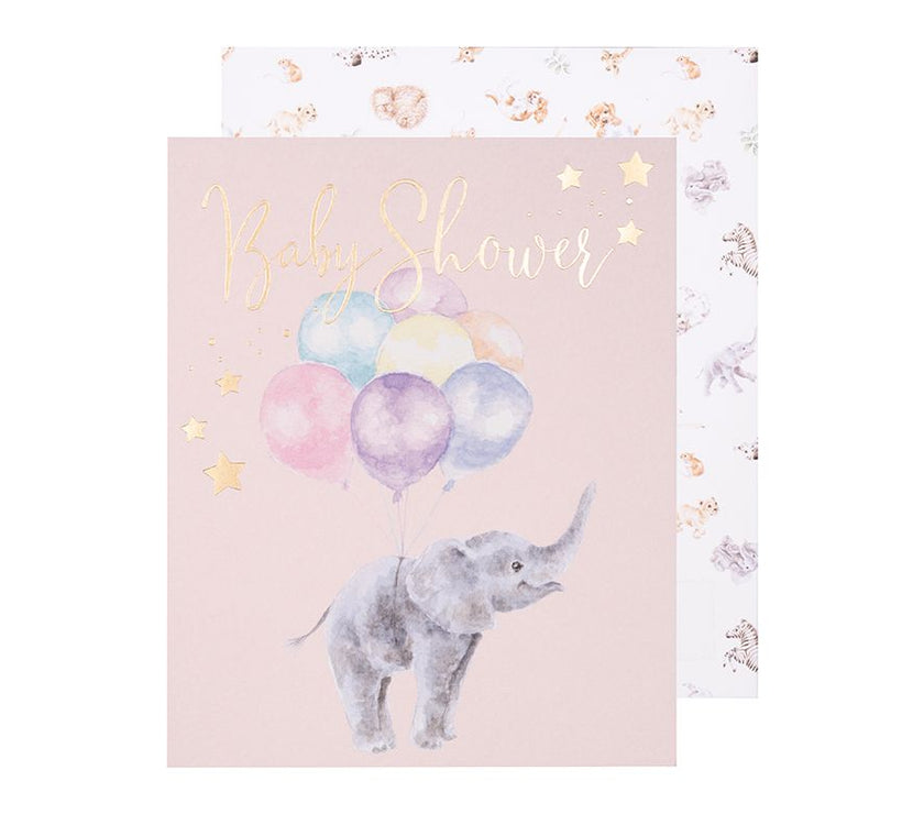 Elephant Baby Shower Card