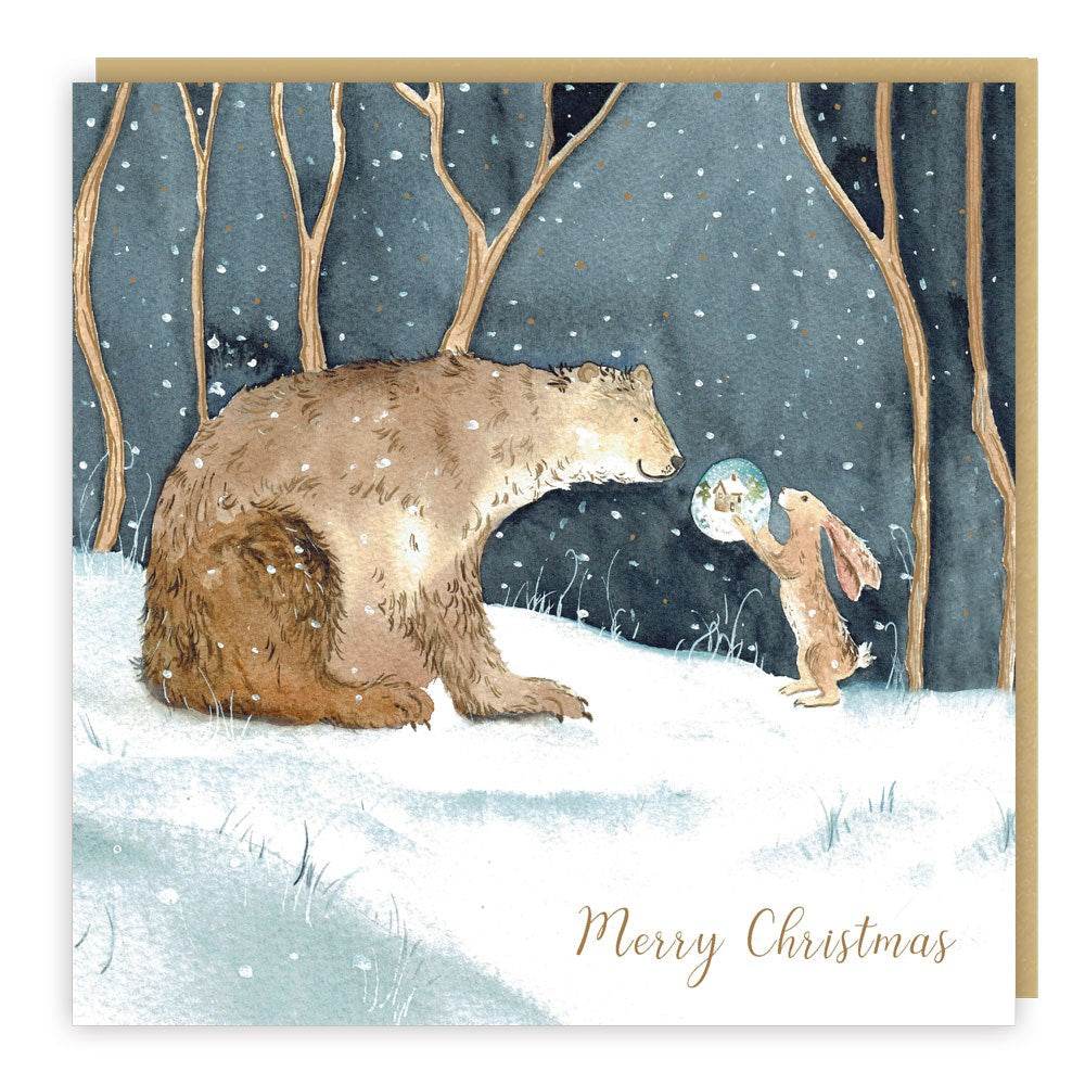5 Love Country Bear and the Hare Christmas Cards - House of Cards