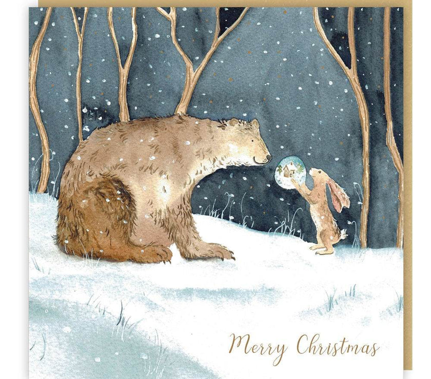 5 Love Country Bear and the Hare Christmas Cards - House of Cards