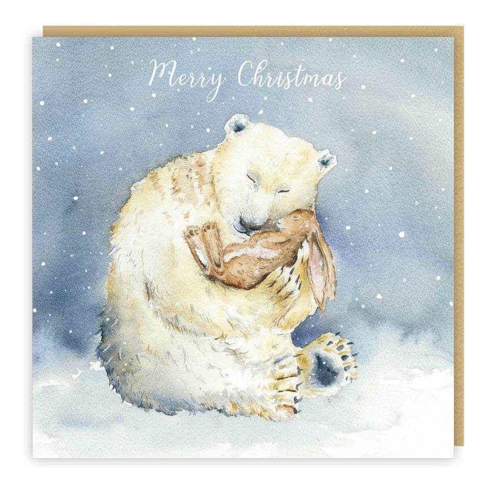 5 Love Country Polar Bear Christmas Cards - House of Cards