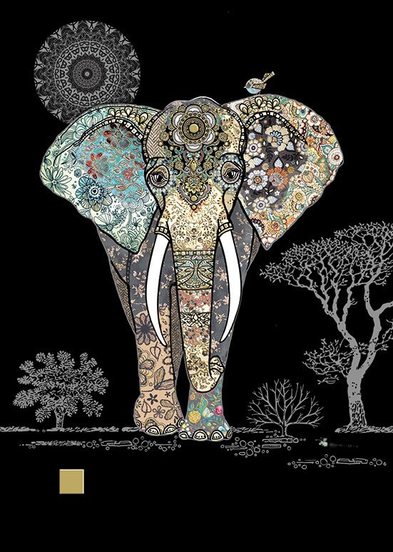 Elephant Birthday Card