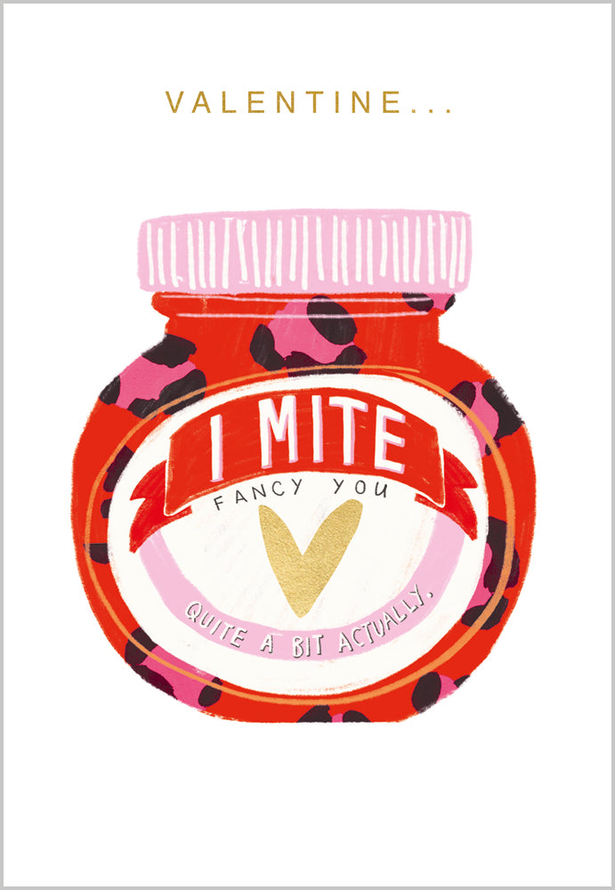 Mite Fancy You Valentine Card