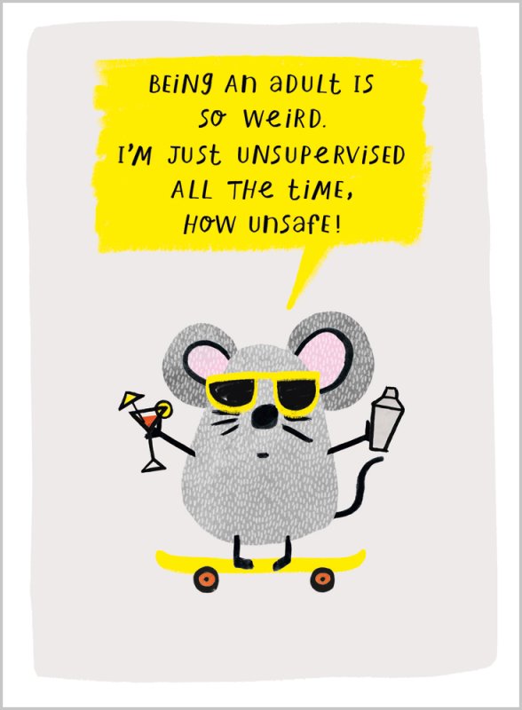 Mouse Birthday Card