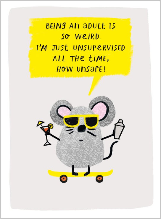Mouse Birthday Card