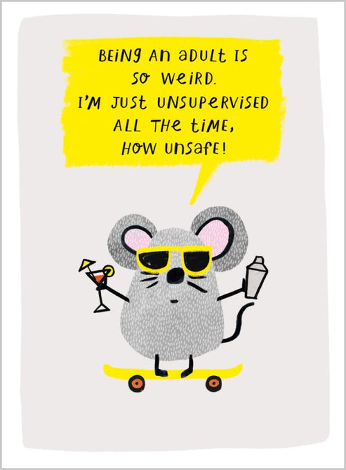 Mouse Birthday Card