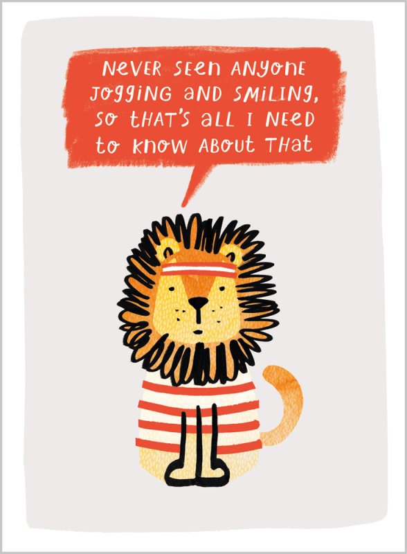 Lion Birthday Card