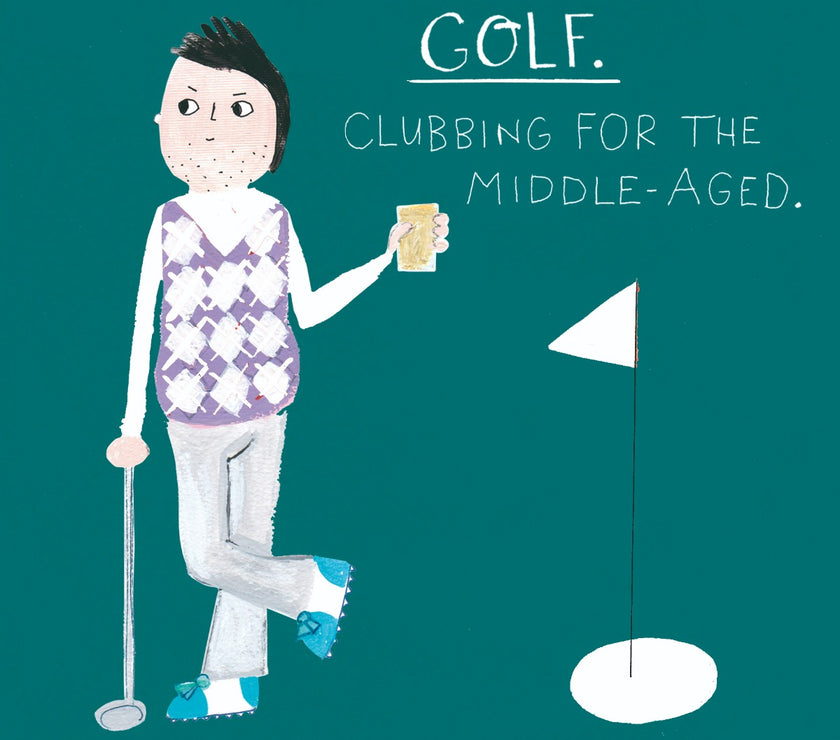 Golf Birthday Card