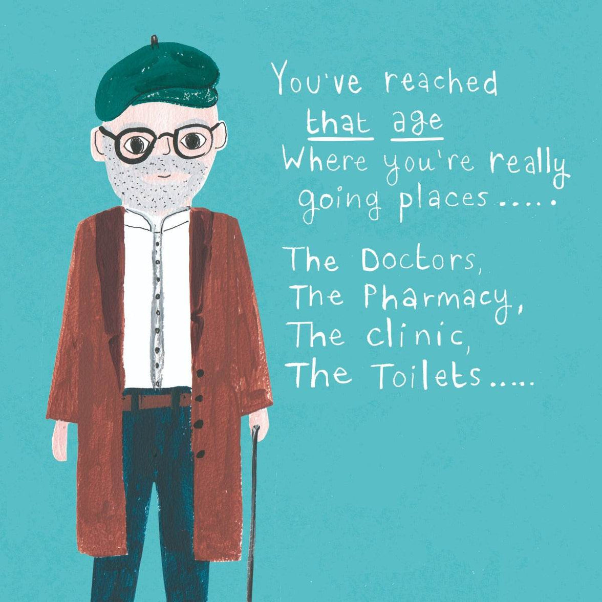 Going Places Birthday Card - House of Cards