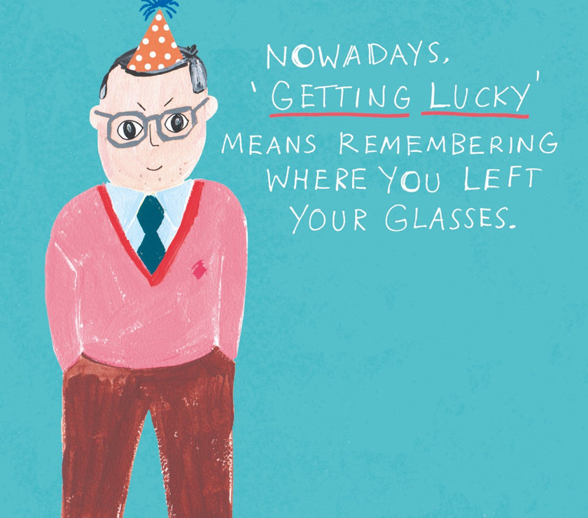 Getting Lucky Birthday Card