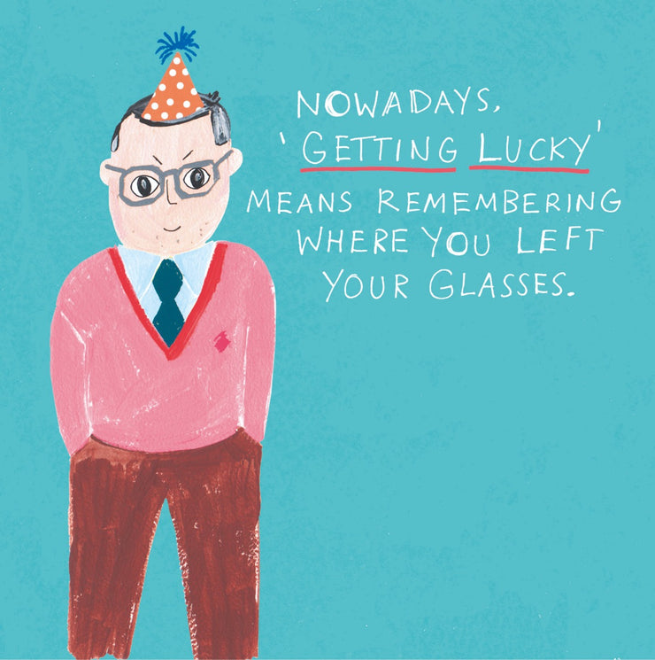 Getting Lucky Birthday Card