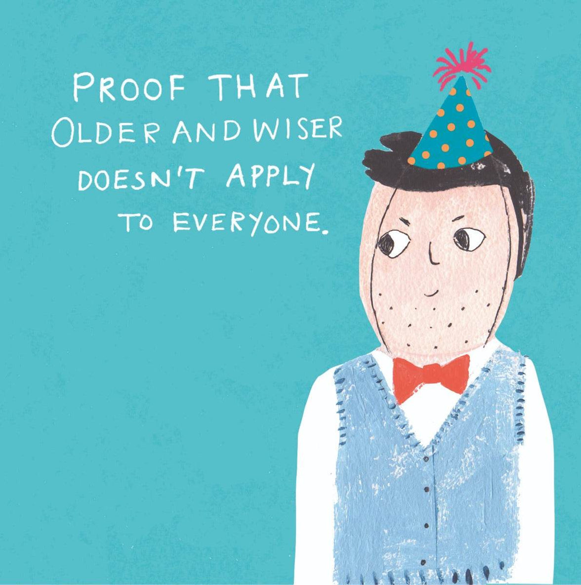 Older and Wiser Birthday Card - House of Cards