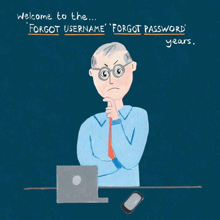 Forgot Username Birthday Card