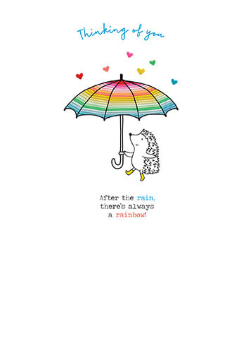 Thinking of You Umbrella Card