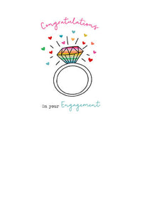 Rainbow Engagement Card