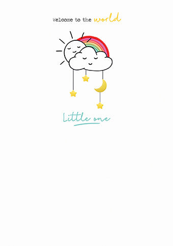 New Baby Cloud Card