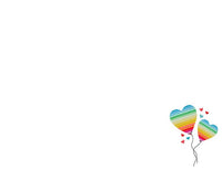 Anniversary Husband Rainbow Heart Card - House of Cards