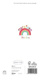 Anniversary Husband Rainbow Heart Card - House of Cards