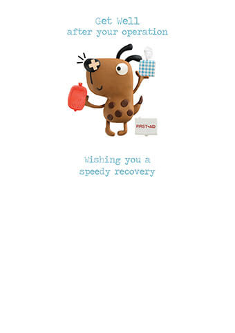 Get Well Dog Card