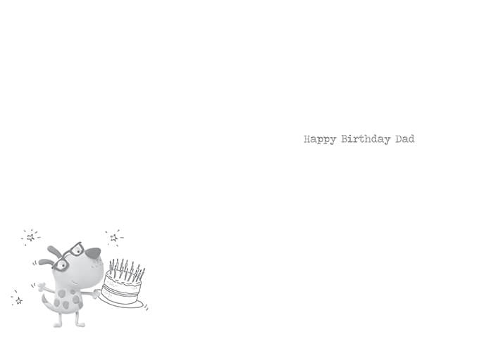 Dad Dog Birthday Card