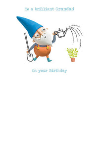 Grandad Gnome Birthday Card