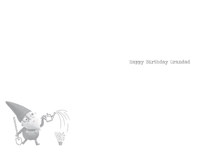 Grandad Gnome Birthday Card