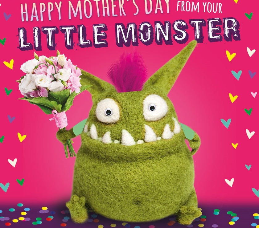 Little Monster Mothers Day Card