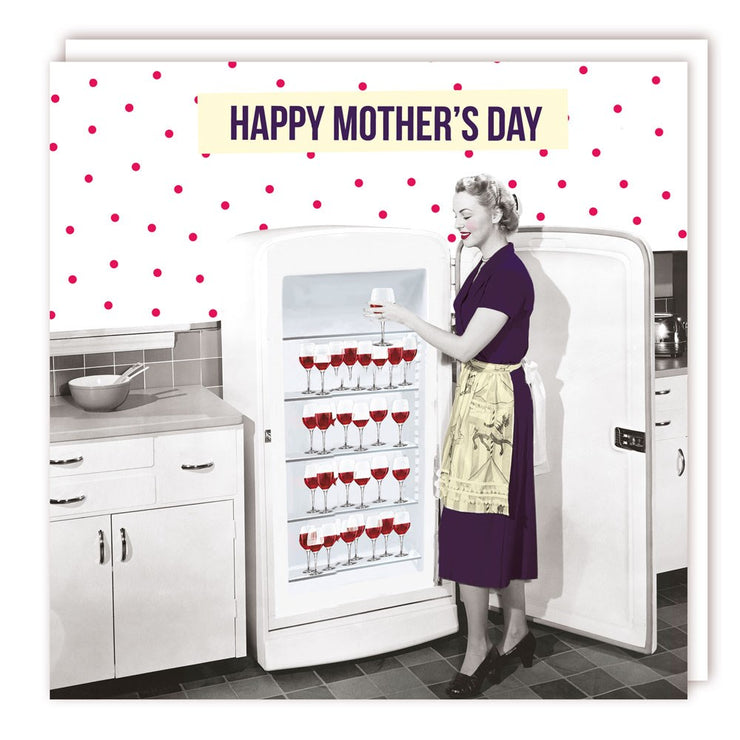 Wine Fridge Mothering Sunday Card