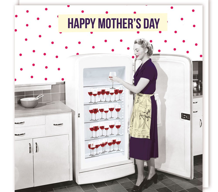 Wine Fridge Mothering Sunday Card