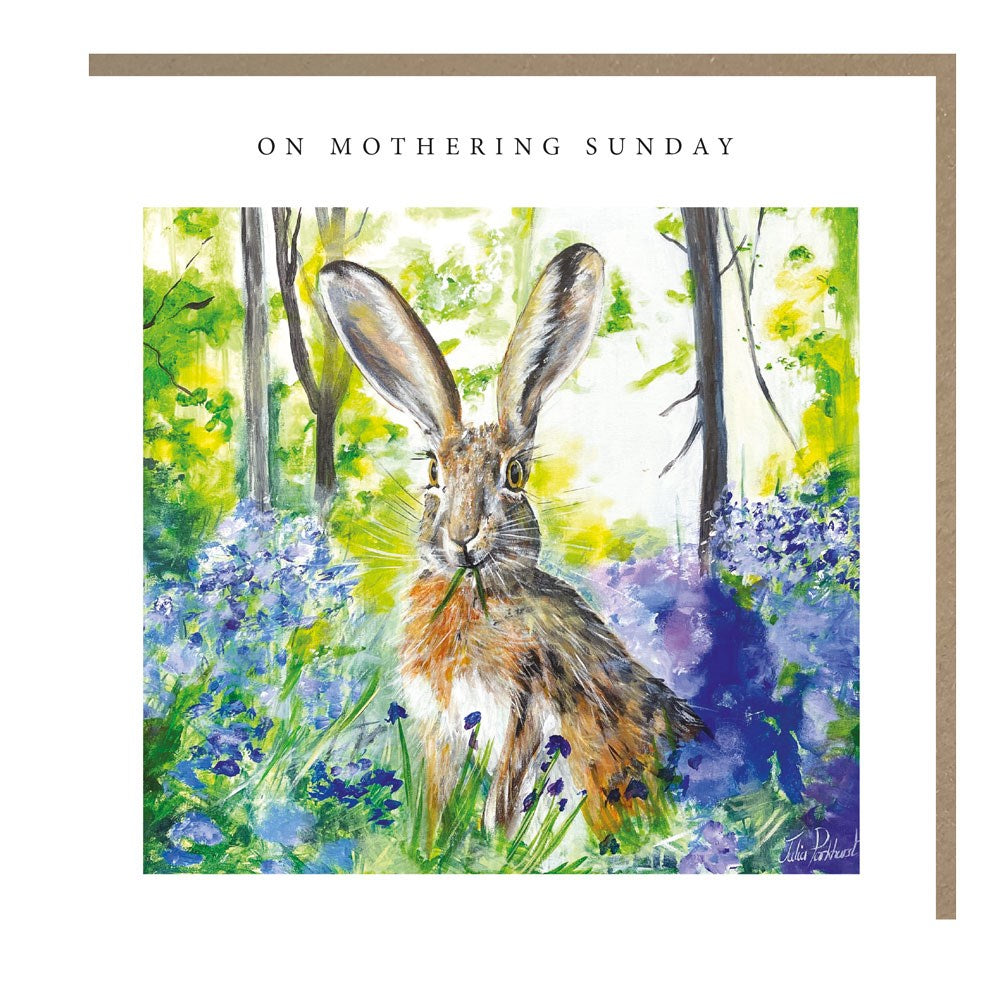 Hare Mothering Sunday Card