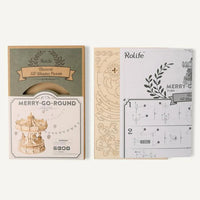 Merry-Go-Round Wooden Model Kit