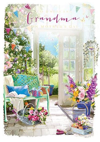 Patio Grandma Mothers Day Card