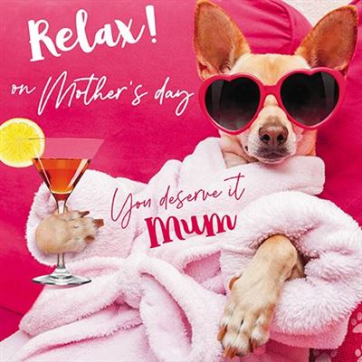 Dog Spa Mothers Day Card