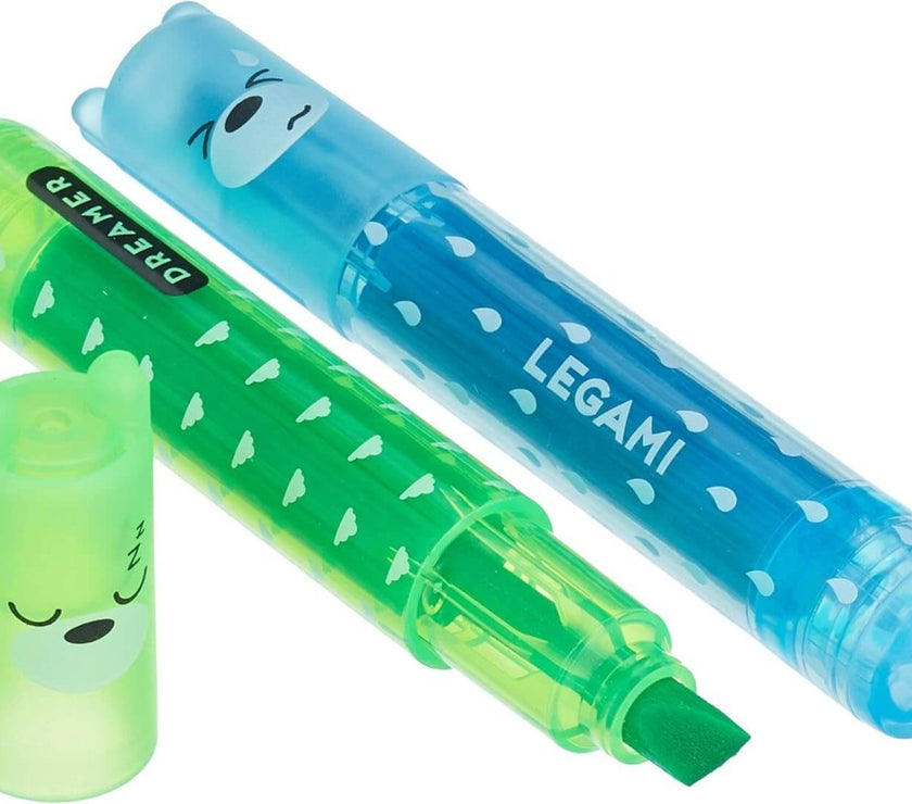 Teddys Set of 6 Mini Neon Highlighters