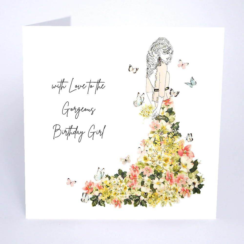 Gorgeous Birthday Girl Birthday Card - House of Cards